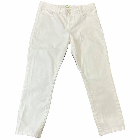 C Wonder White Denim Skinny Jeans Size 31s - Picture 1 of 15